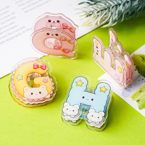 Clips Acrílicos Transparentes con Diseños de Animales y Letras, para Notas, Recuerdos, para Niñas y Estudiantes, Venta al Por Mayor - Product Image 3