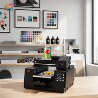 Printer Flatbed Inkjet UV MT COLOR A3 3060 XP600 untuk Cetak Kartu, Kulit, Bahan Fleksibel, DTF, Puzzle 3D, Bola Golf, Stiker
