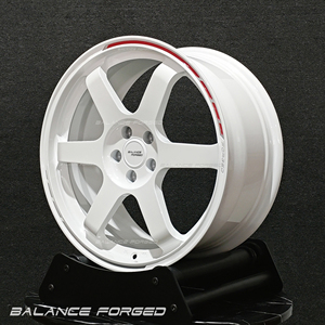 ล้อแม็ก Volk Racing <span class=keywords><strong>TE37</strong></span> SL <span class=keywords><strong>สี</strong></span><span class=keywords><strong>ขาว</strong></span> 5x120 5x114.3 <span class=keywords><strong>ขอบ</strong></span> 17 <span class=keywords><strong>18</strong></span> 19 นิ้ว สำหรับ Audi BMW 340I F30 Honda Civic Toyota Subaru Chevry - Product Image 3