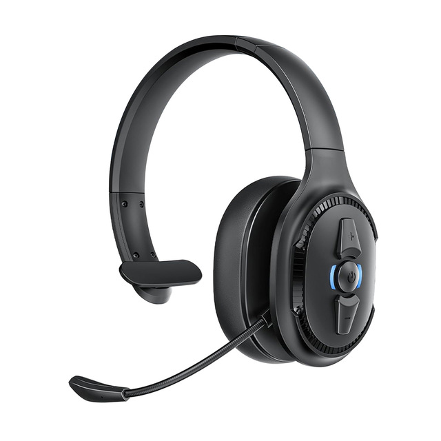 FEABASK EH08 Wireless  Over-Ear Headphone with Microphone, Long Battery Life for Call Center, Office & Business