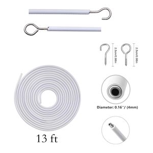 Nouveau produit ensemble <span class=keywords><strong>de</strong></span> stores à <span class=keywords><strong>rideau</strong></span> en fil métallique avec fil à <span class=keywords><strong>rideau</strong></span> <span class=keywords><strong>pour</strong></span> décoration <span class=keywords><strong>de</strong></span> bureau à domicile - Product Image 3