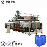 Máquina de Moldeo por Extrusión y Soplado Automática Rentable para Fábricas para Producir Barriles Químicos de HDPE de 160L