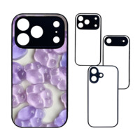 Étuis personnalisés en TPU+PC pour iPhone 17, 17 Pro, 17 Pro Max, 17 Air – Coques vierges pour sublimation