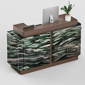 Dalles de marbre vert naturel norvégien pour comptoirs, murs décoratifs, escaliers, revêtements de sol, décoration intérieure, hôtels, cuisines et salles à manger - Product Image 4