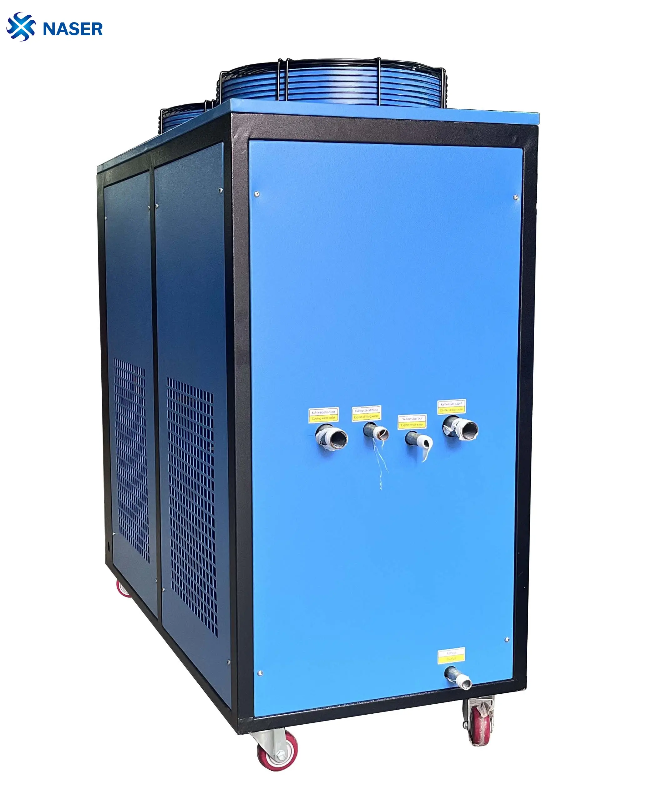 Sistema di raffreddamento ad aria Colombia refrigeratore d'acqua 5 hp piccolo refrigeratore raffreddato ad aria