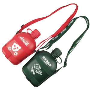 Échantillon gratuit personnalisé en plastique transparent pliable conteneur d'eau sac pliant randonnée hydratation cantine sport de plein air équitation - Product Image 1