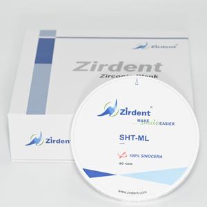 Zirdent Haute Transluence SHT-ML Fraisage 98mm <span class=keywords><strong>Dents</strong></span> Artificielles Laboratoire Dentaire Restauration Zirconium Blocs Classe II CE - Product Image 6