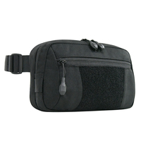 GAF 500D Nylon Molle EDC Pouch Sac banane tactique étanche pour l'extérieur Sac de taille à fermeture éclair dissimulé