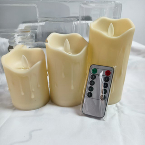 Cubierta de vidrio con efecto de llama, luz LED tipo vela, control remoto, sin llama, para decoración de bodas, fiestas y días festivos - Product Image 5