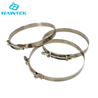 168 colliers de serrage en acier inoxydable pour tuyau de protection de pivot central de système d'irrigation à pivot central