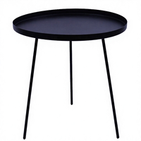 Meubles d'extérieur personnalisés de haute qualité, la dernière collection de tables basses modernes en métal pour le salon, fabriquées en panneaux de particules