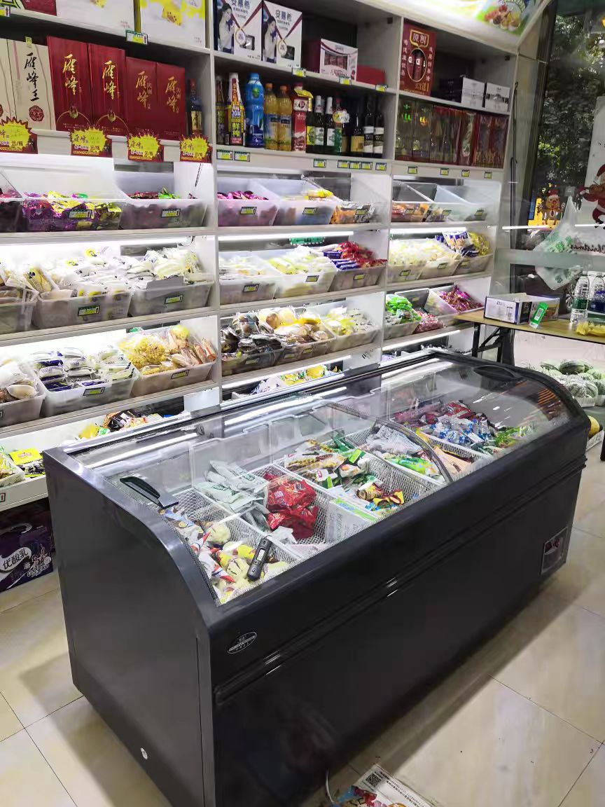 island freezer manual defrost