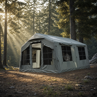 Tenda Tiup Berkualitas Tinggi 2026 Bahan Kain Oxford 420D 12,96 Meter Persegi untuk Piknik, Berkemah, Perjalanan, Makan Malam Keluarga, dan Penggunaan Multi-orang