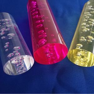 Barres en acrylique PMMA transparentes ou colorées personnalisées, bâtons en plastique pour éclairage LED, décoration, Noël, mariage - Product Image 2
