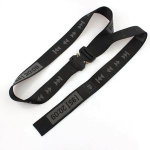 Ceinture réglable durable avec logo personnalisé, tissu tissé, boucle en plastique et fermoir métallique de haute qualité, livraison en 20-30 jours - Product Image 2