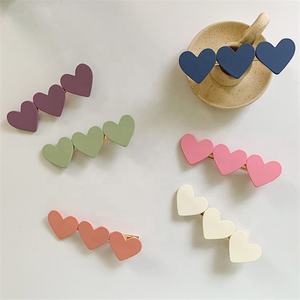 YIYI-Pinzas para el pelo con diseño de corazón para niña, pinzas para el pelo de alta calidad, estilo coreano, regalo de amor, Día de San Valentín, gran oferta - Product Image 2