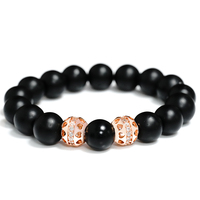 Offre Spéciale Fabrication de bijoux forme Ronde Bracelet Collier Perles DIY BIJOUX En Gros CZ Spacer Charms Perles avec coeur forme