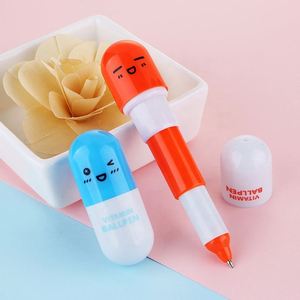 Bolígrafo Retráctil de Plástico con Diseño de Caricatura, Personalizable con Logotipo, Promocional, Deportivo, para Vitaminas, Cápsulas, con Cara Sonriente para Niños - Product Image 3