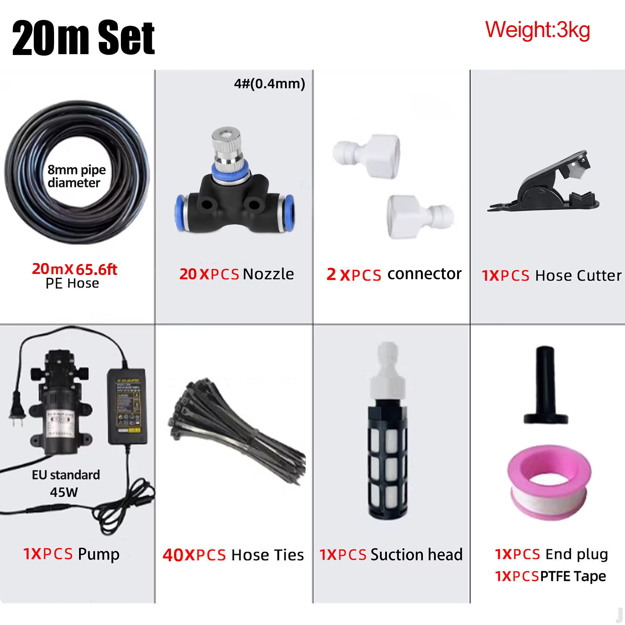 C1 Kit:20m(32.83ft)