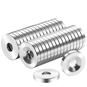 Cường độ cao N52 Vòng NdFeB nam châm chìm lỗ đĩa với lớp phủ niken từ levitation Kit loại vĩnh viễn - Product Image 6