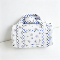 Impression violette adaptée aux sacs de plage, petite mini pochette de voyage, style cosmétique