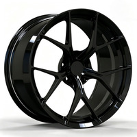 Einteilige 6061-T6 Satin-Schwarz Maßgefertigte Geschmiedete Aluminium-Legierung 18 19 20 21 Zoll 5x114,3 Autofelgen für Tesla Model 3 Y BMW G80 M3