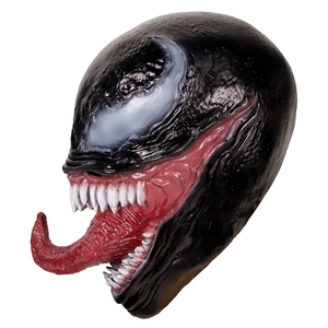 <span class=keywords><strong>Maschera</strong></span> di Venom per Halloween, Cosplay da Supereroe, <span class=keywords><strong>Maschera</strong></span> in Latex con Lingua Lunga, Accessorio Horror Spaventoso - Product Image 4