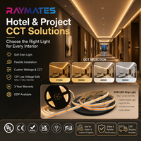 Bande LED COB flexible haute luminosité 12V pour projets de décoration intérieure résidentielle et automobile