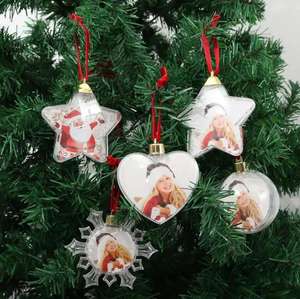 <span class=keywords><strong>Boule</strong></span> <span class=keywords><strong>Photo</strong></span> <span class=keywords><strong>de</strong></span> Noël Sublimation Ornement <span class=keywords><strong>de</strong></span> Noël vierge <span class=keywords><strong>Boule</strong></span> en plastique <span class=keywords><strong>transparente</strong></span> Taille 8cm Sublimation Ornement <span class=keywords><strong>de</strong></span> Noël - Product Image 6