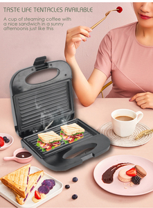 <span class=keywords><strong>Sandwichera</strong></span> RAF 10 en 1, 800W, Antiadherente, Doble Calentamiento, para Desayunos, Waffles, Donuts, Snacks, Uso Doméstico, 220-240V - Product Image 5
