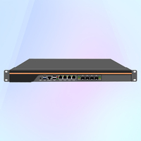 Mini PC Pare-feu N150 avec 4 ports LAN 2.5G I226 V, 4 ports 2.5G LAN, 4 ports 10G SFP+, ports fibre optique, compatible Pfsense, Opsense, Microtik