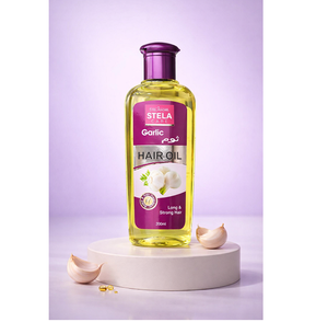 Huile capillaire à l'ail 200 ml x 48 flacons, soin capillaire naturel, huile pour cheveux doux, lisses, brillants, nourrissante, soin du cuir chevelu, cheveux forts et sains - Product Image 4