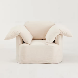 Sofá individual escandinavo nórdico, silla suave de ocio, muebles de esquina Modular <span class=keywords><strong>para</strong></span> <span class=keywords><strong>comedor</strong></span>, dormitorio, sala de estar, Hotel, Villa - Product Image 1