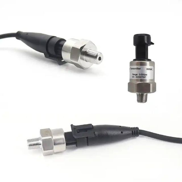 Low Price Stainless Steel Car Universal 4-20ma Pressure Transmitter NPT1/4 0-5V Output 0-200 Psi Air Pressure Sensors Transducer