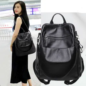 Hot Selling Custom Brand Promotion Latest Casual Fashion Mini Sheepskin Backpack