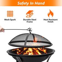 Barbecue extérieur portable à bois, brasero et poêle, direct usine, pour jardin, patio, camping, cour arrière