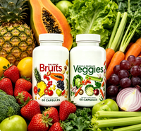 Approvisionnement direct usine OEM – Capsules de fruits et légumes : Ingrédients pour améliorer l'équilibre chez les femmes, les hommes et les enfants