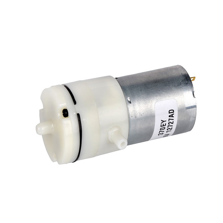 נמוך רעש נייד סרעפת 12V DC מיקרו משאבת אוויר משאבת חלב