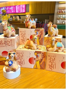 ฟิกเกอร์เรซิ่นรูปอูฐการ์ตูน 6 แบบน่ารัก กล่องสีสันสดใส ของตกแต่งคริสต์มาส ปีใหม่ วาเลนไทน์ วันแม่ วันพ่อ วันเกิด - Product Image 3