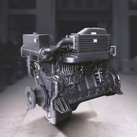 CYPOWER China 280-330kw Shanghai SDEC Sc15g 6 Cylinder Water Cooled Inboard Diesel Engine for Marine Boat Ship