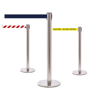 Thép Không Gỉ Retractable Belt Barrier Cho Hàng Đợi Và Tách Người - Product Image 6