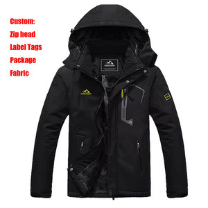 Fabricantes de ropa, ropa de calle, chaquetas de lana para hombres, invierno, resistente al agua, cortavientos, sudaderas con capucha, chaquetas y abrigos para hombres - Product Image 1