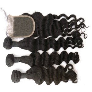 Extensions capillaires exotiques de couleur naturelle, livraison dhl, en Stock, 10 "-30", 10A, cheveux humains bruts, vierges sans traitement, livraison dhl - Product Image 5