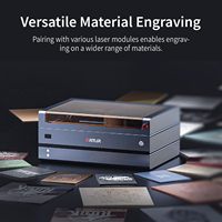 Untuk Mesin Pengukir/Pemotong Laser H20 20W Akurasi Tinggi dengan Air Assist, Ukuran Meja 16.5x11.8 inci, Ramah Pemula untuk Kayu, MDF, Batu, Logam