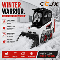 Mini Skid Steer Loader con Cabina Sigillata, Bassa Rumorosità e Telaio di Sicurezza ROPS per Paesaggistica Urbana e Ristrutturazioni Comunitarie - Pronta Consegna