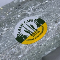 Patch tissé à crochet et boucle découpé au laser avec logo de marque recyclé personnalisé sans quantité minimale de commande