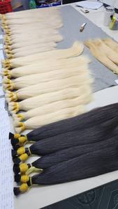 Cheveux humains vierges vietnamiens en vrac |   Cheveux naturellement lisses |   Cuticules entièrement intactes |   Machine à double trame |   Sans nœuds |   Toutes les couleurs |   Prix OEM - Product Image 3