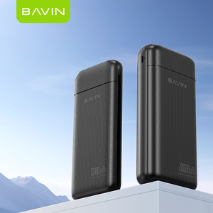 BAVIN PC1182 Chargeur <span class=keywords><strong>portable</strong></span> de voyage ultra fin à double port USB Type C, charge rapide, batterie externe 20000 mAh - Product Image 1
