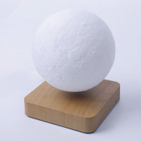 Lampe Lune à Lévitation Magnétique Haut de Gamme pour la Décoration Intérieure, Matériau ABS, Faite à la Main, Style Moderne Minimaliste Créatif, Idéale pour le Dropshipping