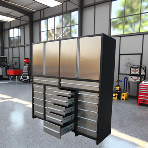 Chất lượng cao tùy chỉnh thép bàn làm việc và công cụ Tủ kết hợp máy trạm cho nhà để xe lưu trữ OEM hỗ trợ - Product Image 6